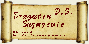 Dragutin Sužnjević vizit kartica